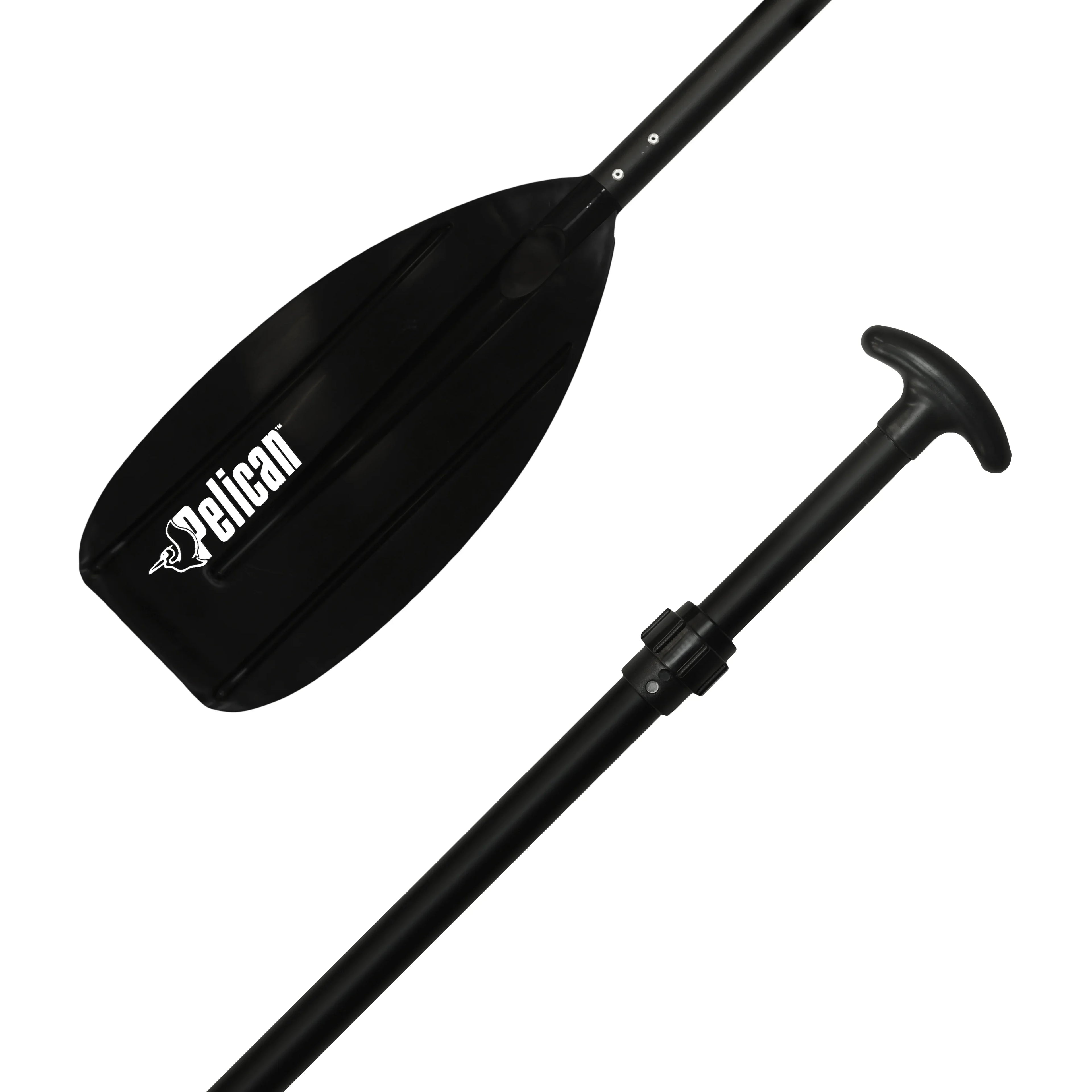 Pelican Adjustable Junior SizeUP Paddle - Aluminium - 55 to 70 in – Black