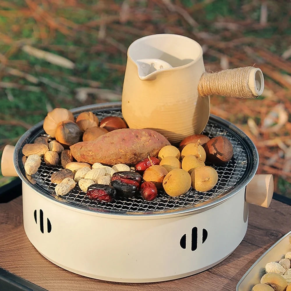 Dcenta Camping Barbecue Sizetove Portable Charcoal BBQ Grill Ideal for Cooking