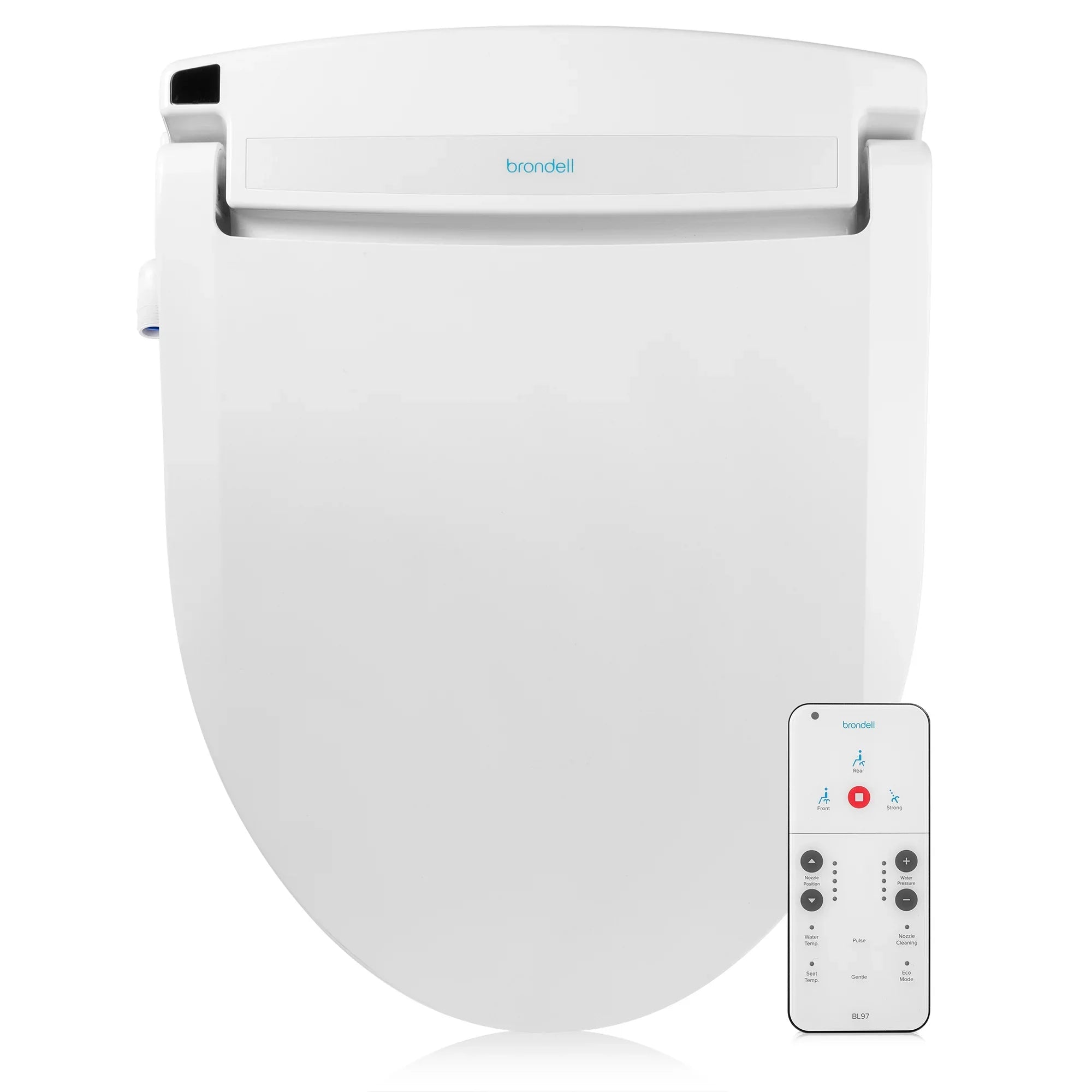 Brondell Sizewash Sizeelect BL97 Electronic Bidet Sizeeat, Elongated Ivory