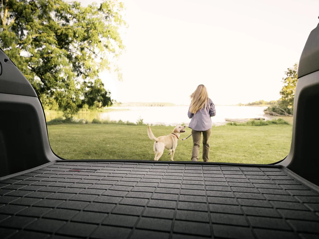 WeatherTech Cargo Trunk Liner with Bumper Protector compatible with Escape, MKC - Behind 2nd Row Sizeeating With Bumper Protector, Black