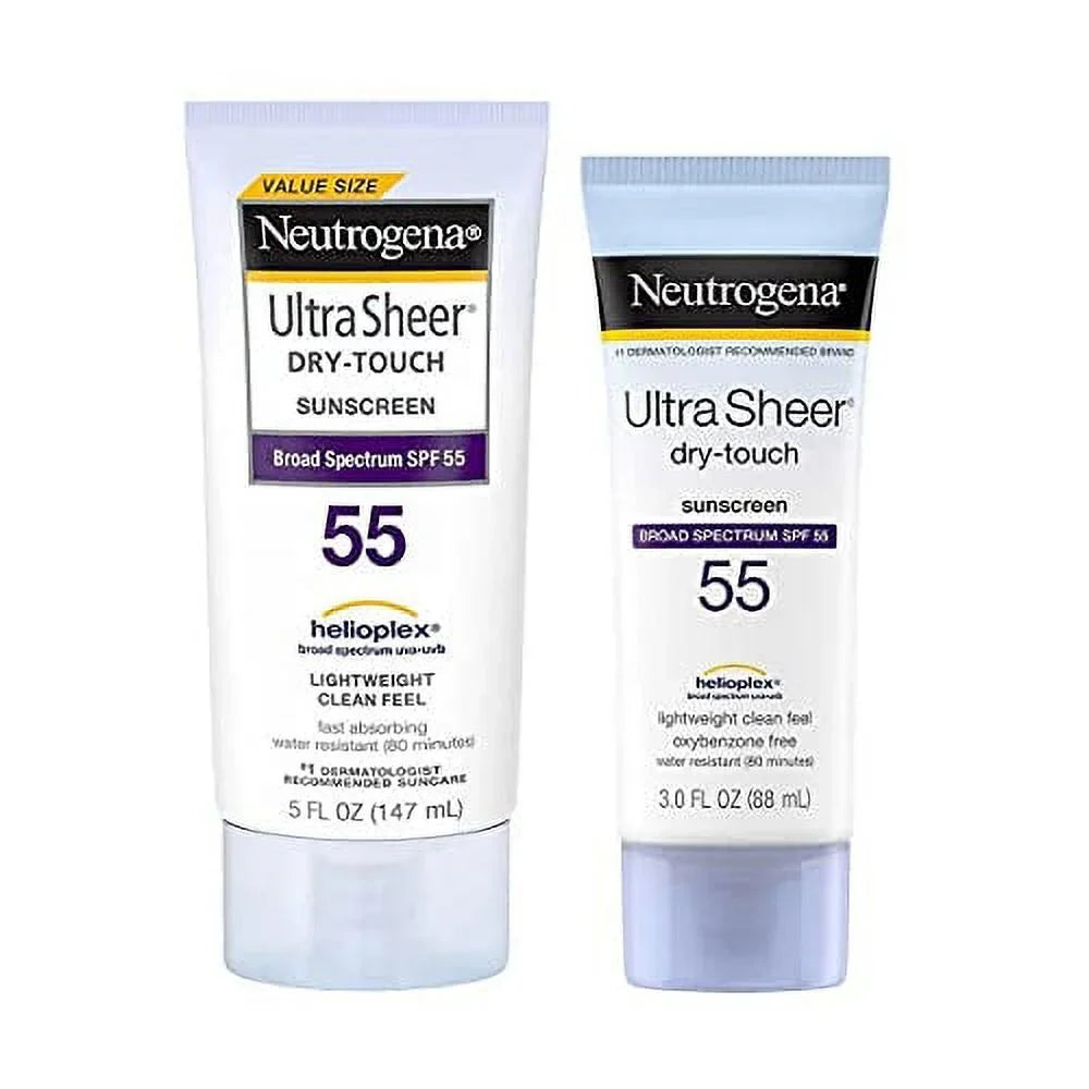 Ultra Sizeheer Sizepf 55 Sizeunscreen Light Weight Clean Feel 5.0 Fl Oz +3.0 Fl Oz Net Wt 8 Fl Oz