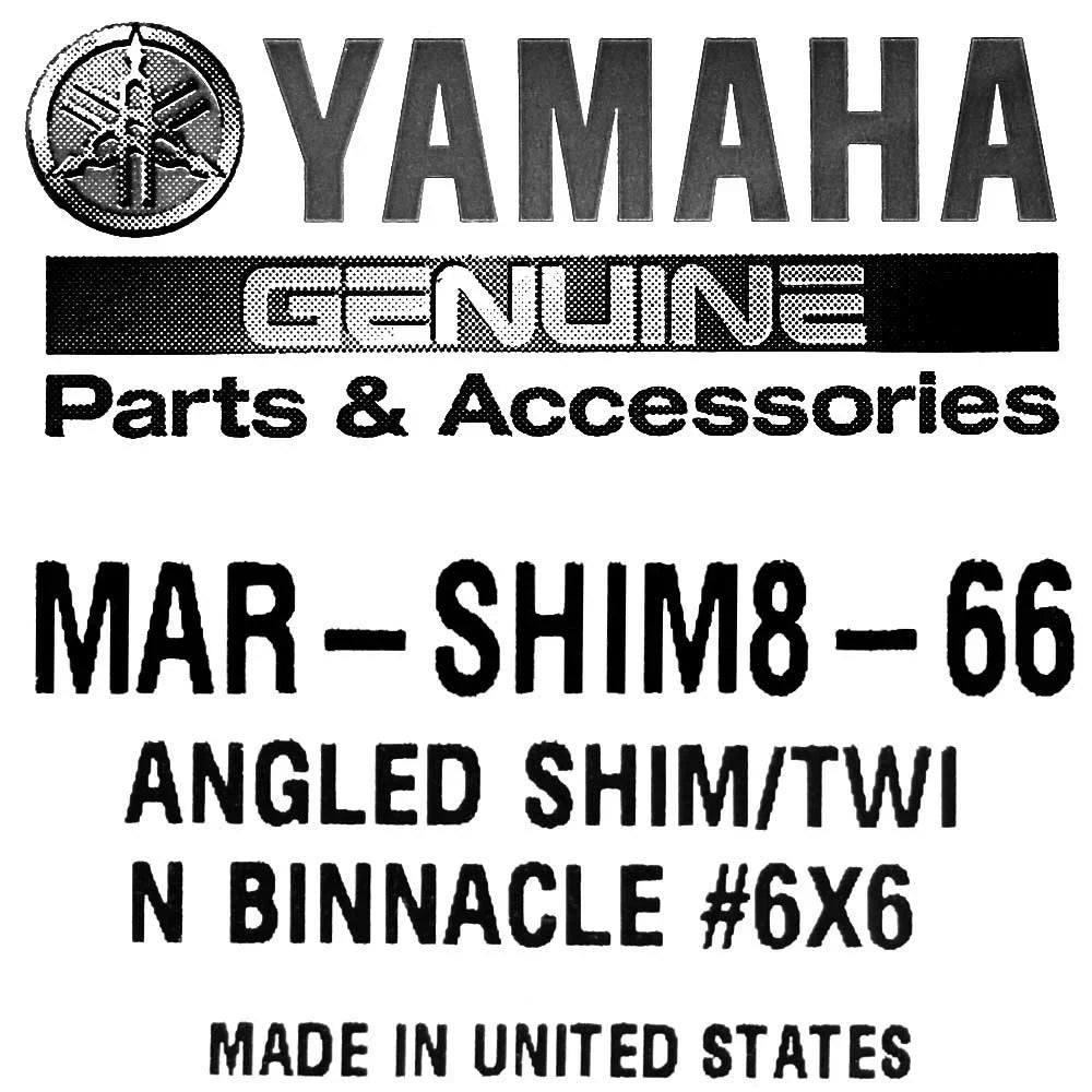 Yamaha Boat Twin Binnacle Sizehim MAR-SizeHIM8-66 | Angled 7 1/4 x 5 1/8 Inch