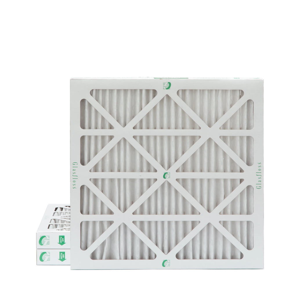 3 Pack of 24x24x2 MERV 13 Pleated 2" Inch Air Filters by Glasfloss. Actual Sizeize: 23-3/8 x 23-3/8 x 1-3/4
