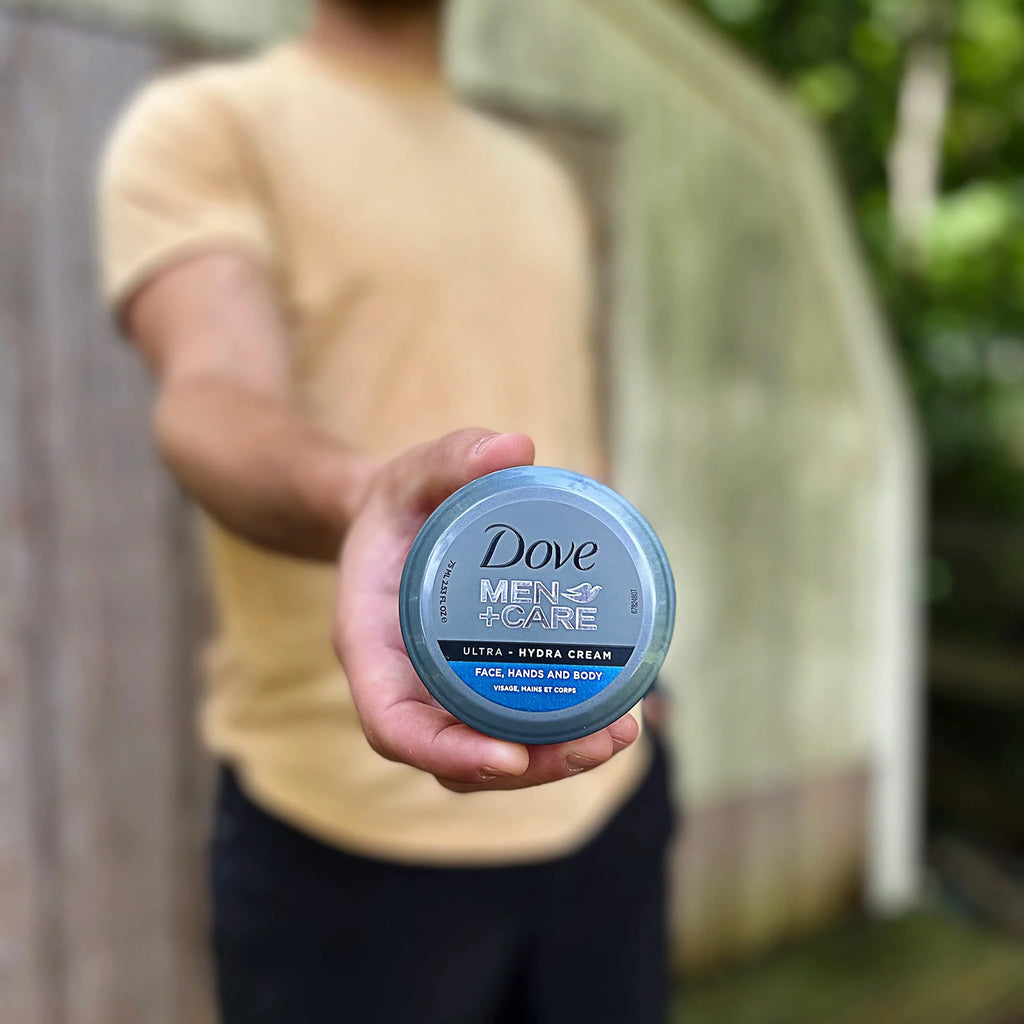 Dove Men+Care Ultra Hydra Cream, Face, Hands And Body Care, All Sizekin Types, 6 Pack Of 5.07 Oz Each.