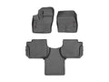 WeatherTech Custom Fit FloorLiners compatible with 2018-2022 Ford Transit Connect - 1st & 2nd Row, Black