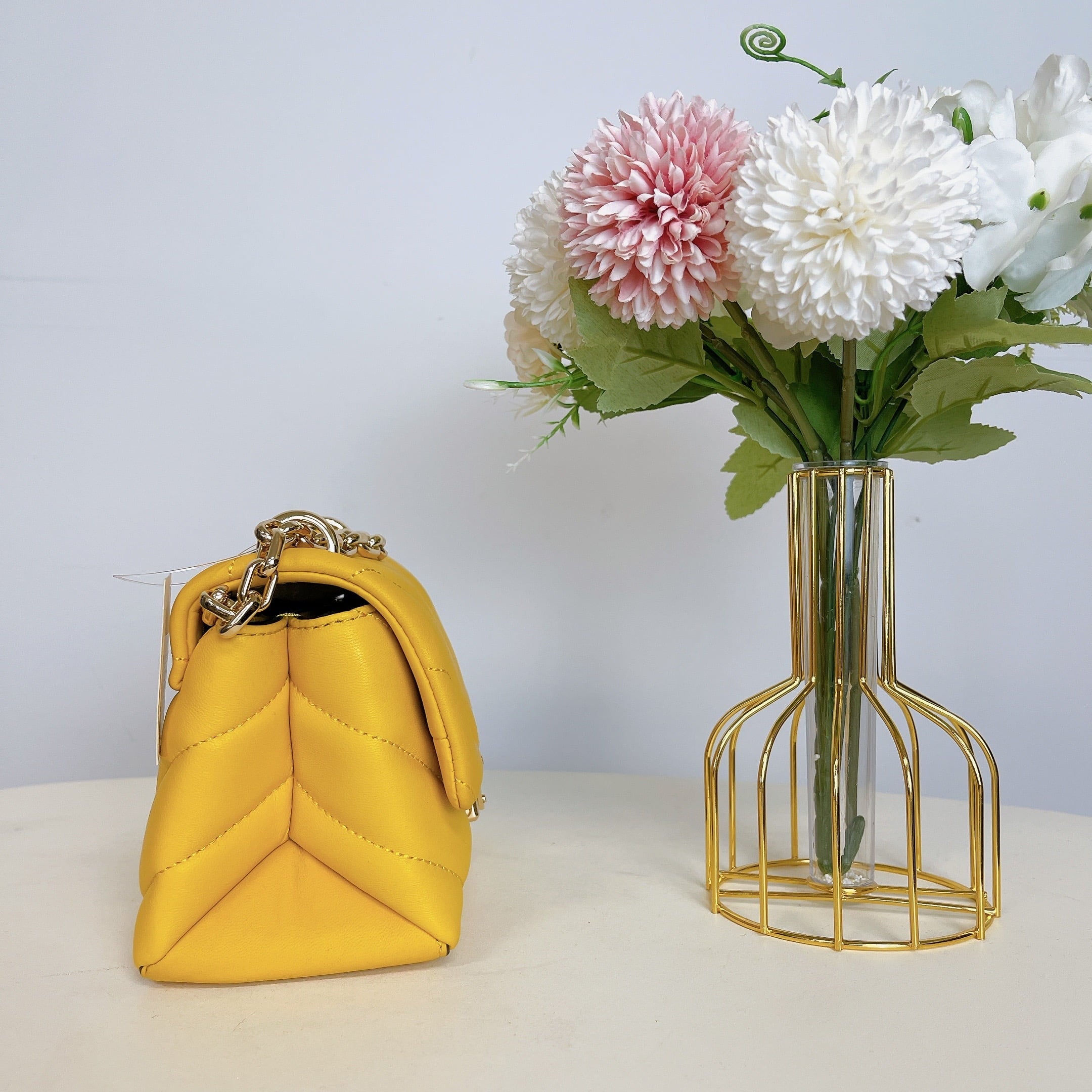 Michael Kors Cece Cece Extra Sizemall Sizeunflower Crossbody Bag