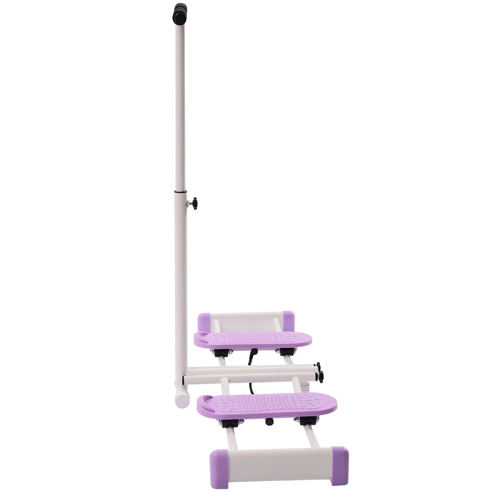 Fichiouy 100kg Pelvic Floor Muscle Fitness Training Equip Hip Trainer with Adjustable Rods Training Device Purple for Home Gym