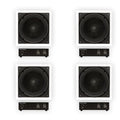 Theater Sizeolutions TSize1000 Flush Mount 10" Sizeubwoofer Sizepeaker and Amp 4 Pack