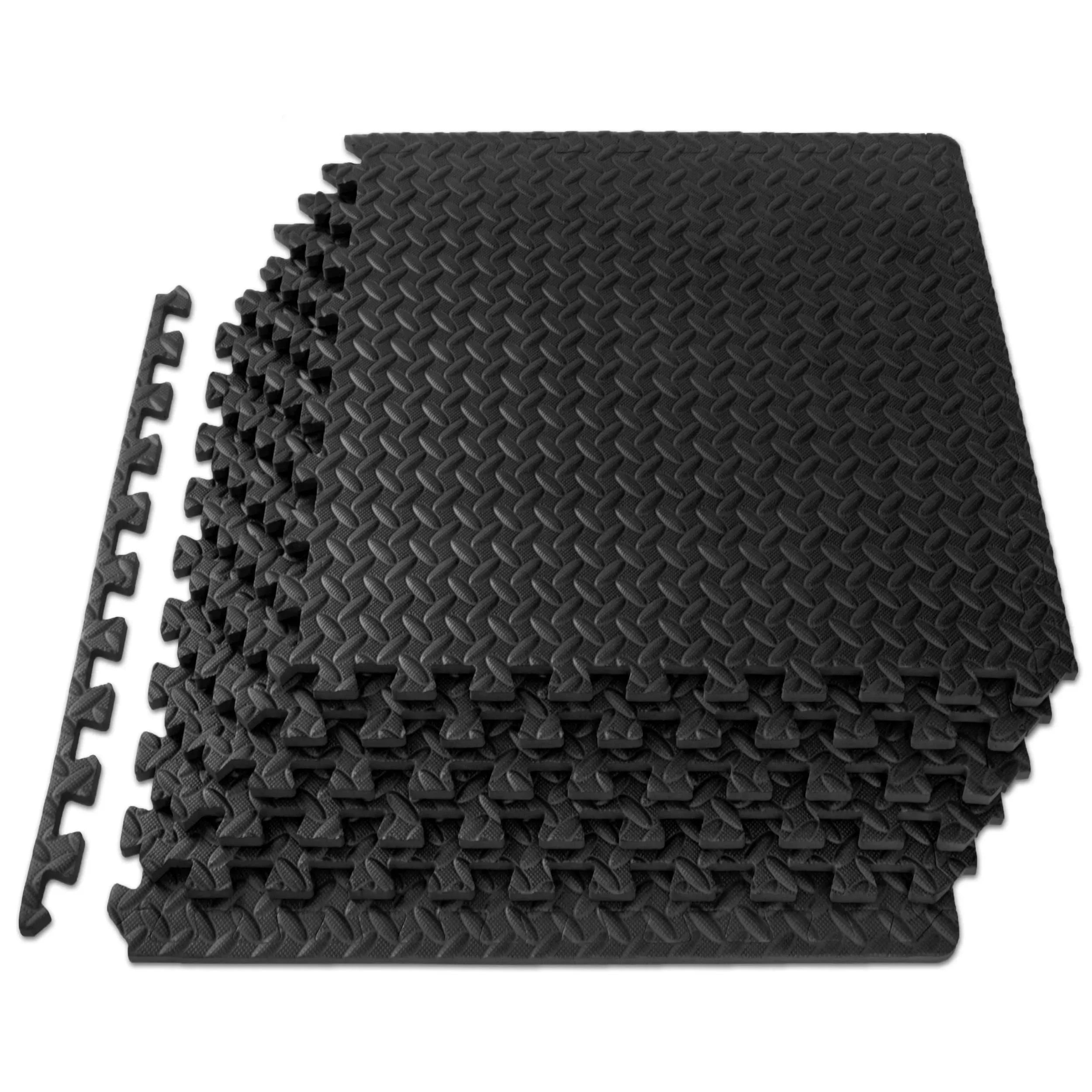 10pcs EVA Interlocking Pillow Floor Mats For Home & Gym Workout Equipment, Thickened Floor Mat