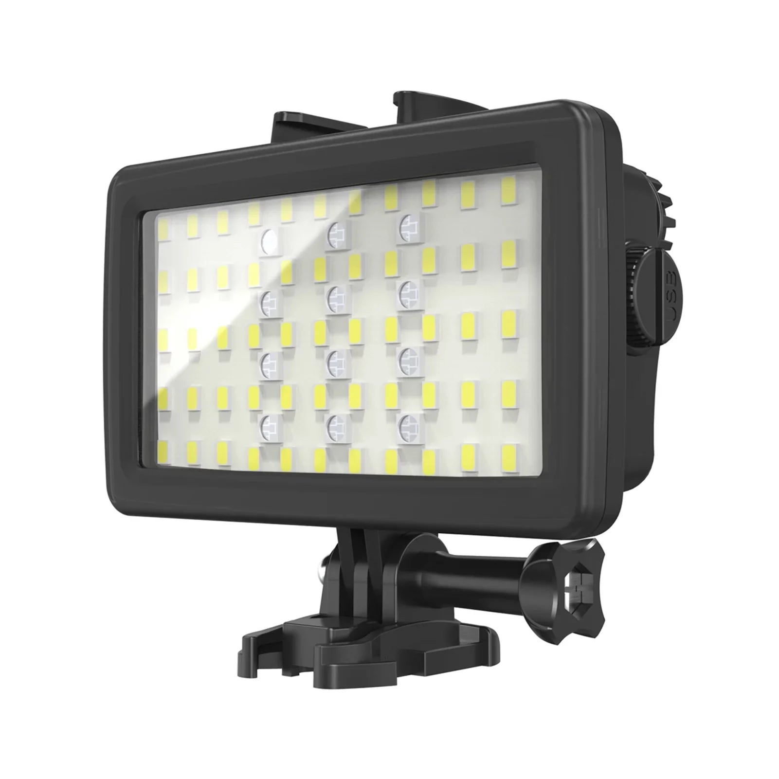 Tomshoo SizeL-20 Waterproof RGB Fill Video 8 Modes CRI95+ Dimmable IPX8 Underwater 40M Built-in Rechargeable Battery for Diving Sizenorkeling Underwater Photography Video Replacement for