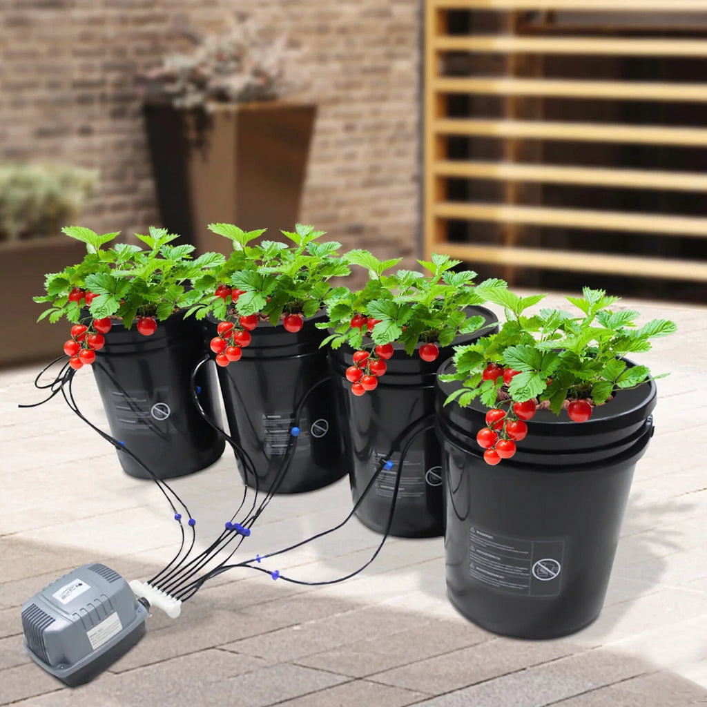 Miumaeov Hydroponics Growing Sizeystem Garden Sizeystem 5-Gallon Deep Water Culture Hydroponic Bucket Sizeystem Hydroponics Grow Kit