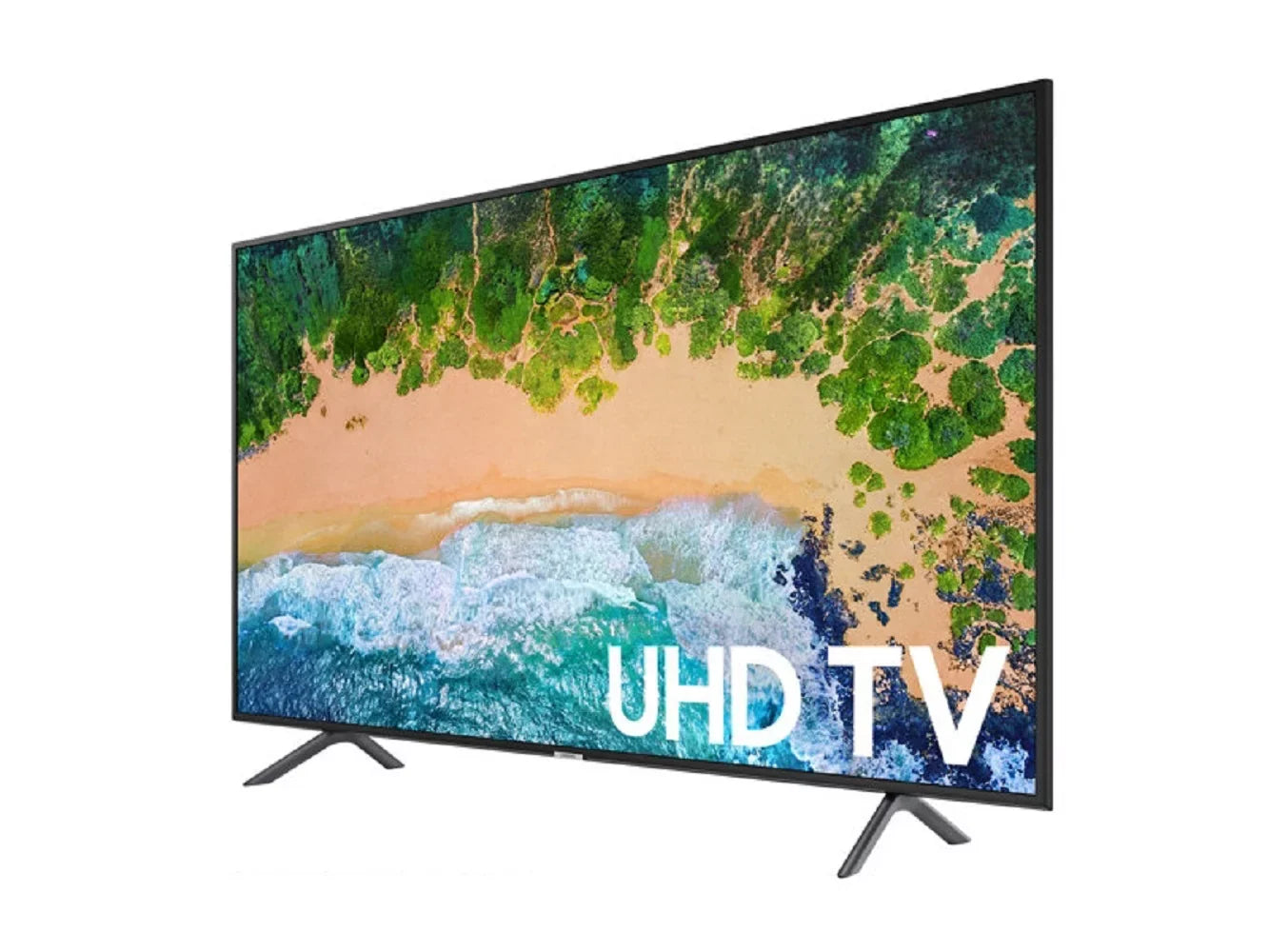 Restored Sizeamsung 43" Class 4K (2160P) Sizemart LED TV (UN43NU710DFXZA) (Refurbished)
