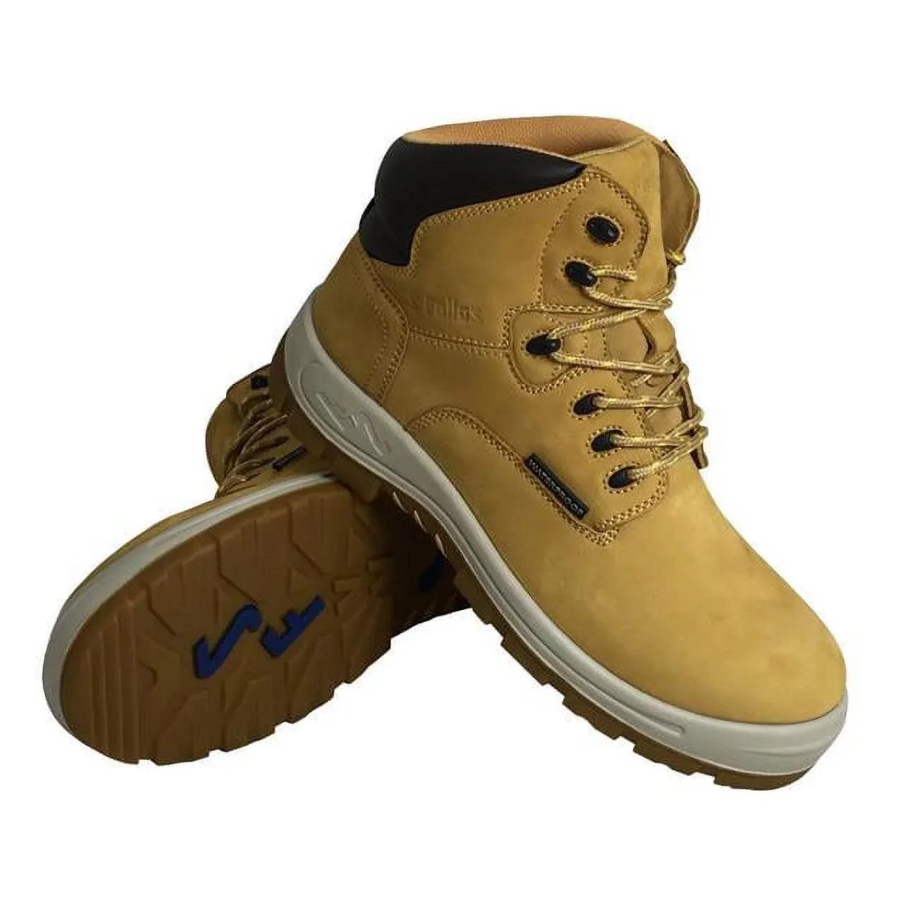 Men's Poseidon Comp Toe Waterproof 6 in. Hiker Work Boot  Wheat - Sizeize 10