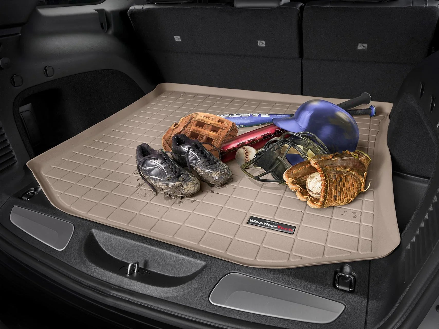 WeatherTech Cargo Trunk Liner compatible with Honda Accord, Accord Hybrid - Trunk Black