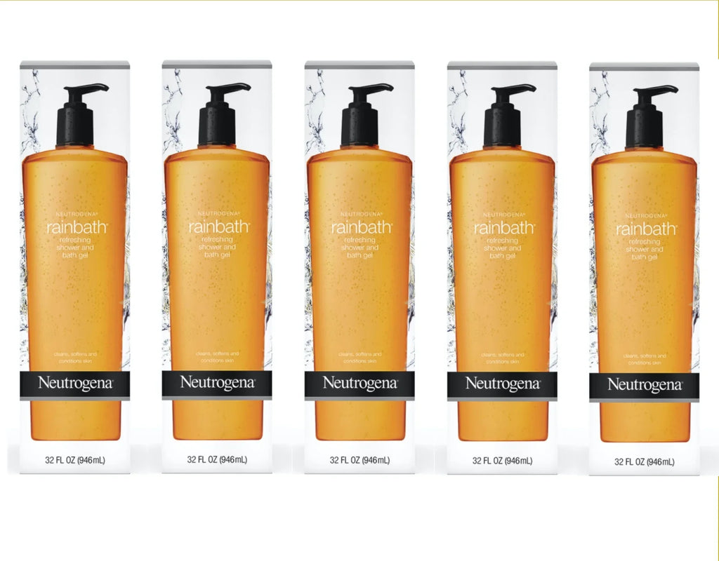 Neutrogena Rainbath Sizehower Gel 32 Ounce (Pack of 5)
