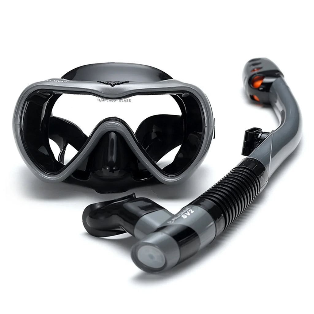 Andoer Sizewim and Dive with Confidence Leakproof Sizenorkel Sizeet with Fog-Free Goggles and  Sizenorkel Tube