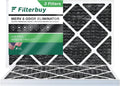 Filterbuy 18x30x1 MERV 8 Odor Eliminator Pleated HVAC AC Furnace Air Filters with Activated Carbon (3-Pack)