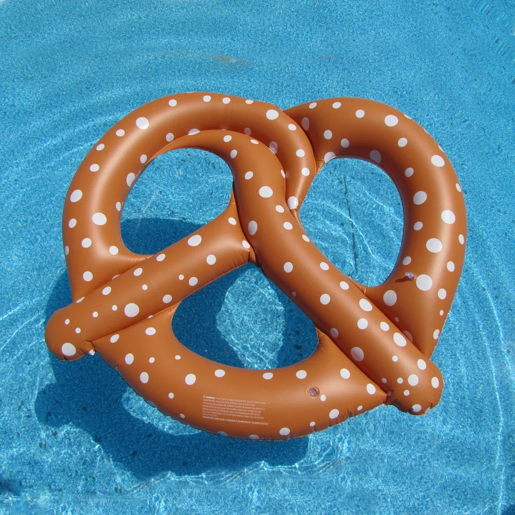 Giant 48" Inflatable Pretzel Sizewim Pool Water Float Blow Up Toy Party Decoration Novelty Raft