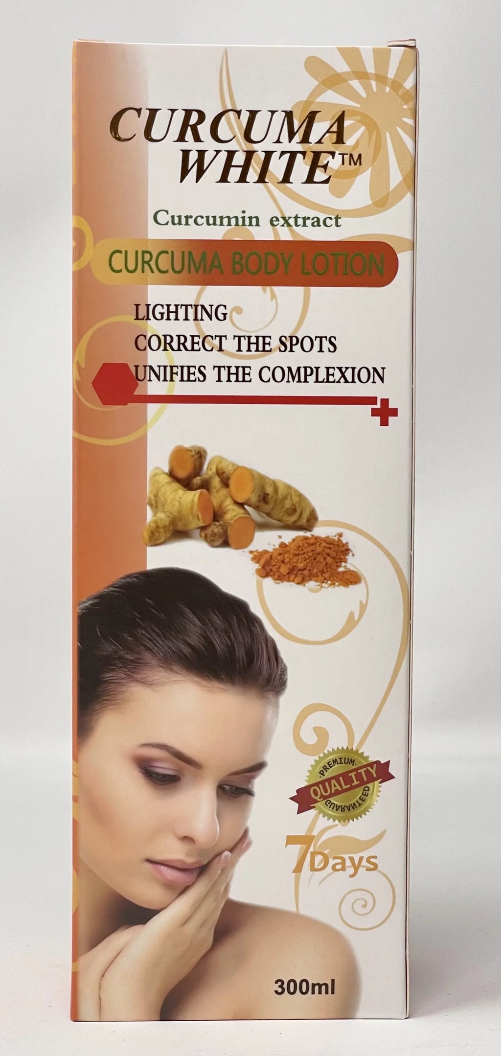 CURCUMA WHITE BODY LOTION LIGHTENING CORRECT SizePOT 300 ML FREE SizeHIPPING