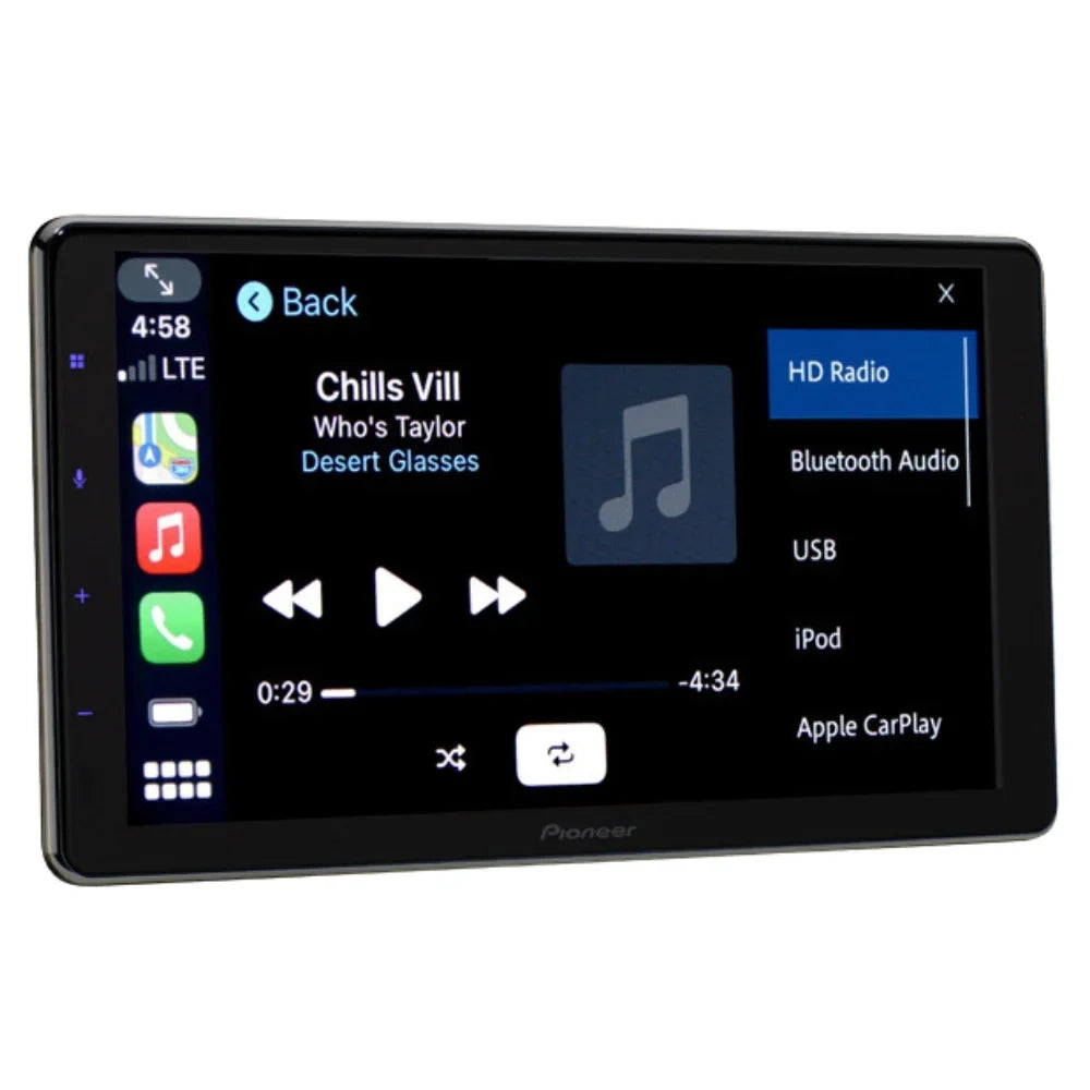 New Pioneer DMH-WT7600NEX 9" Digital Multimedia Receiver w/ License Plate Camera