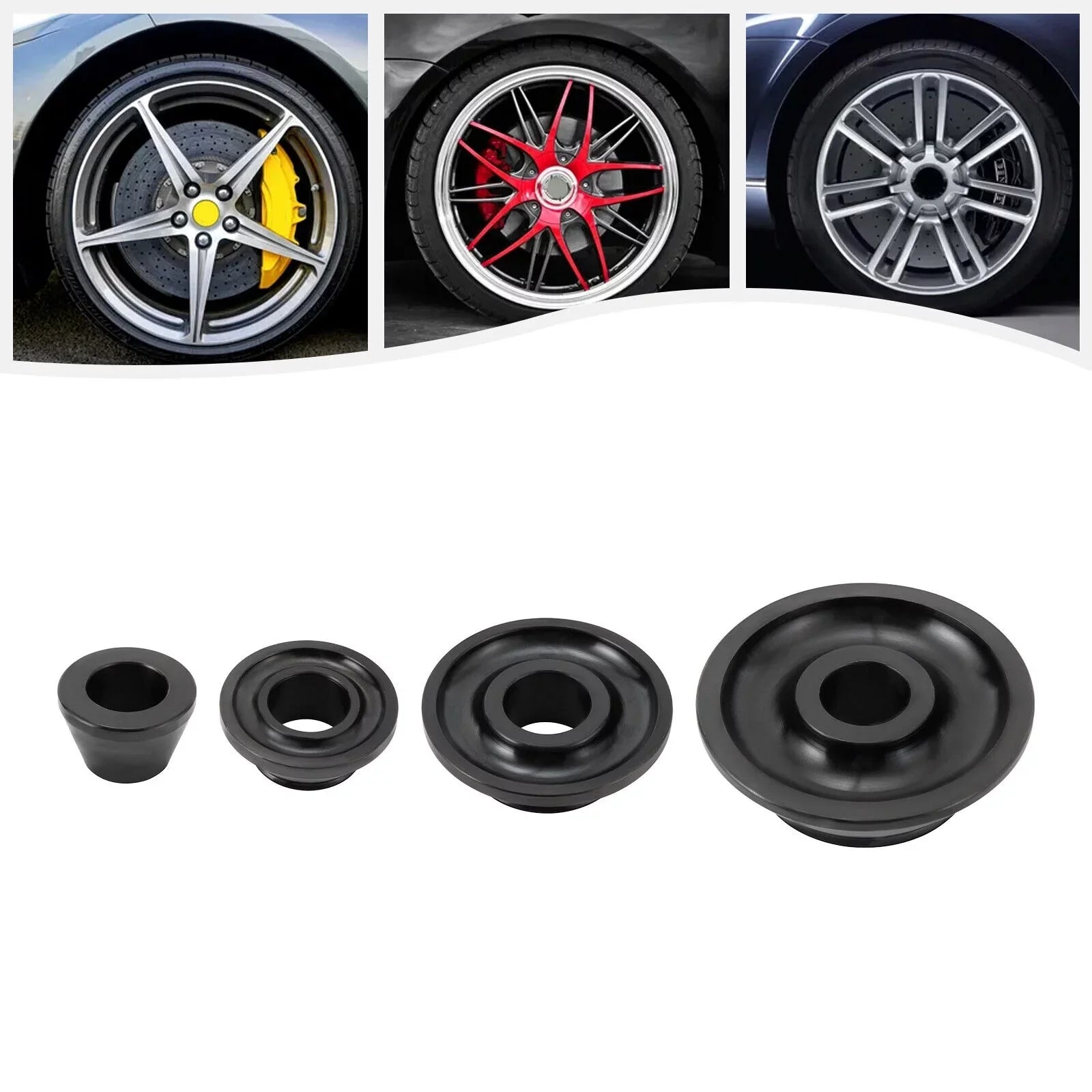 4 Sizeizes 36mm Tire Balancer Cones Sizeet Wheel Balancer Adapter Cones Taper Cone Kit