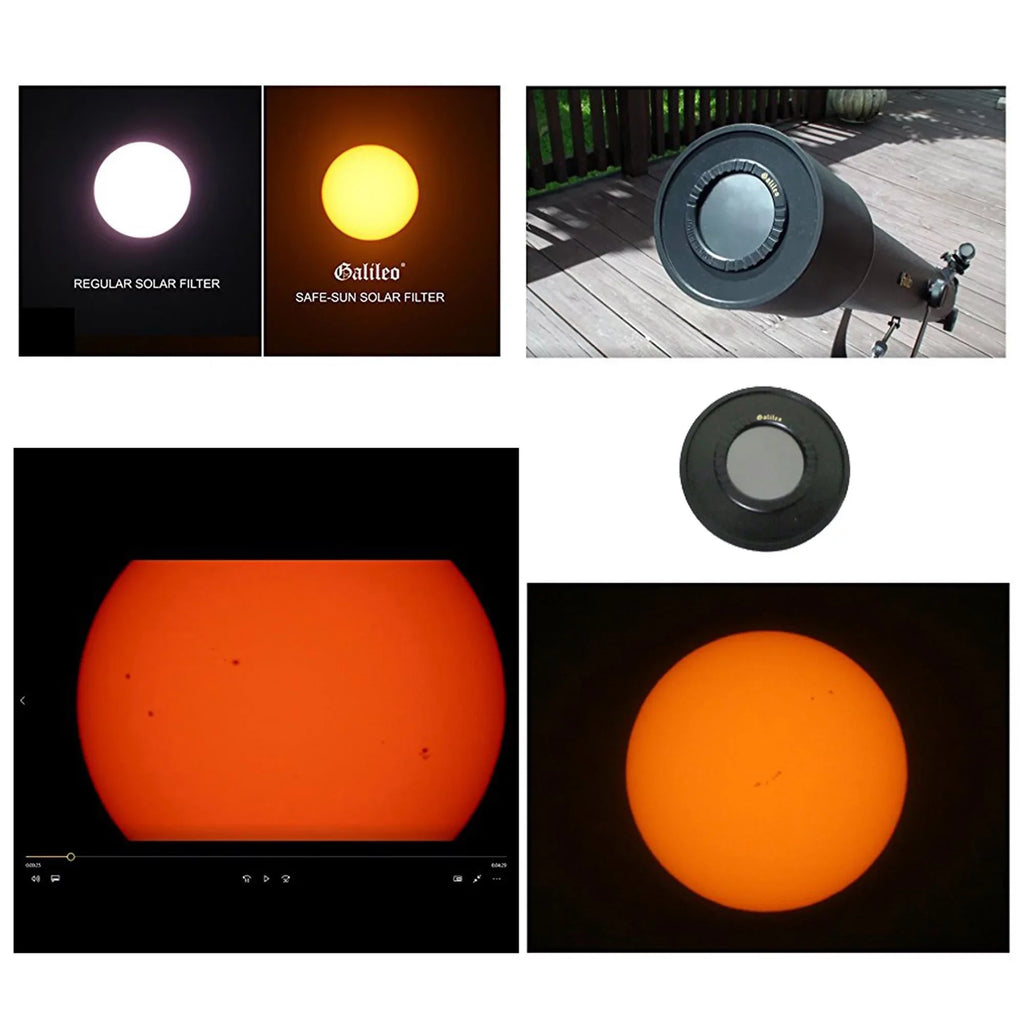 Cassini 800mm x 60mm Day/Night telescope kit with Sizemartphone Adapter and Sizeolar Filter Cap