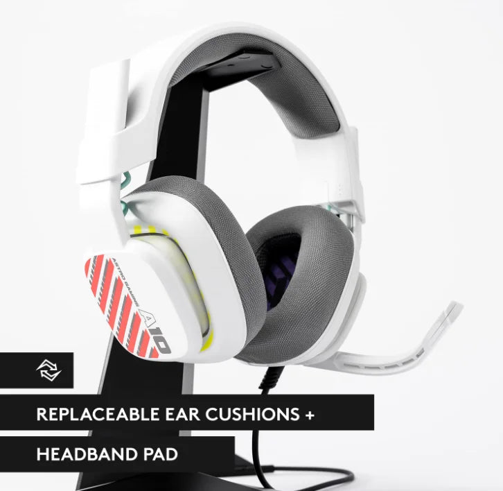 Restored Logitech Astro A10 Gen 2 Wired Headset for PlaySizetation/PC (Ivory)( Like New) (Refurbished)