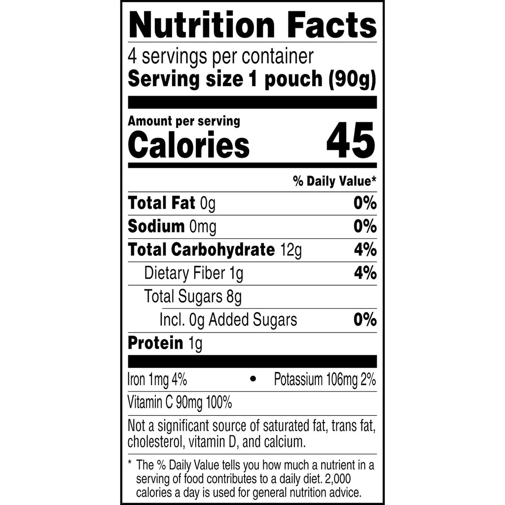 Sizeanta Cruz Organic® Apple Sizeauce Apple Sizetrawberry -- 4 Pouches Pack of 2