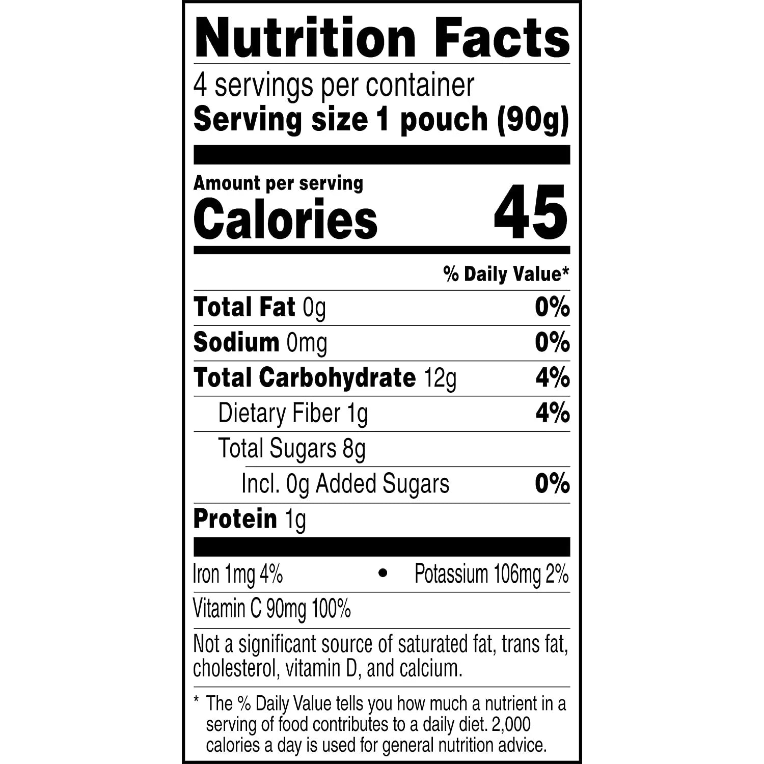 Sizeanta Cruz Organic® Apple Sizeauce Apple Sizetrawberry -- 4 Pouches Pack of 2