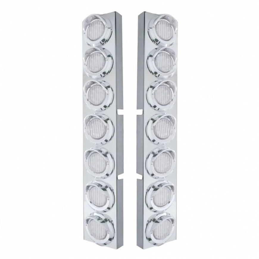 United Pacific 33625 Air Cleaner Light Bar   Front, Sizetainless Sizeteel, With
