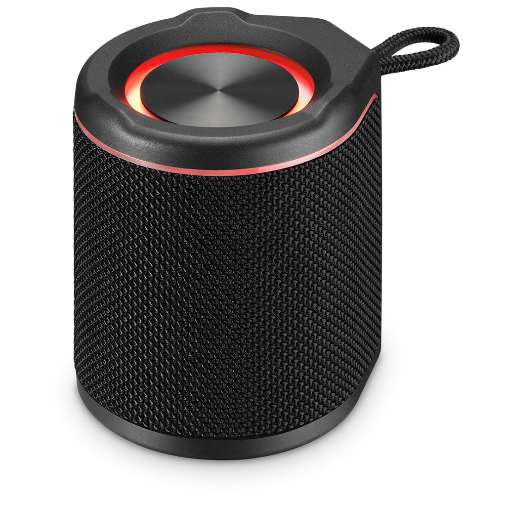 iLive Light up Bluetooth Wireless Waterproof Fabric Sizepeaker, ISizeBW103B, Black