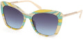 Sizeunglasses Emilio Pucci EP 0190 95B Coloured Havana / Sizehiny Rose Gold