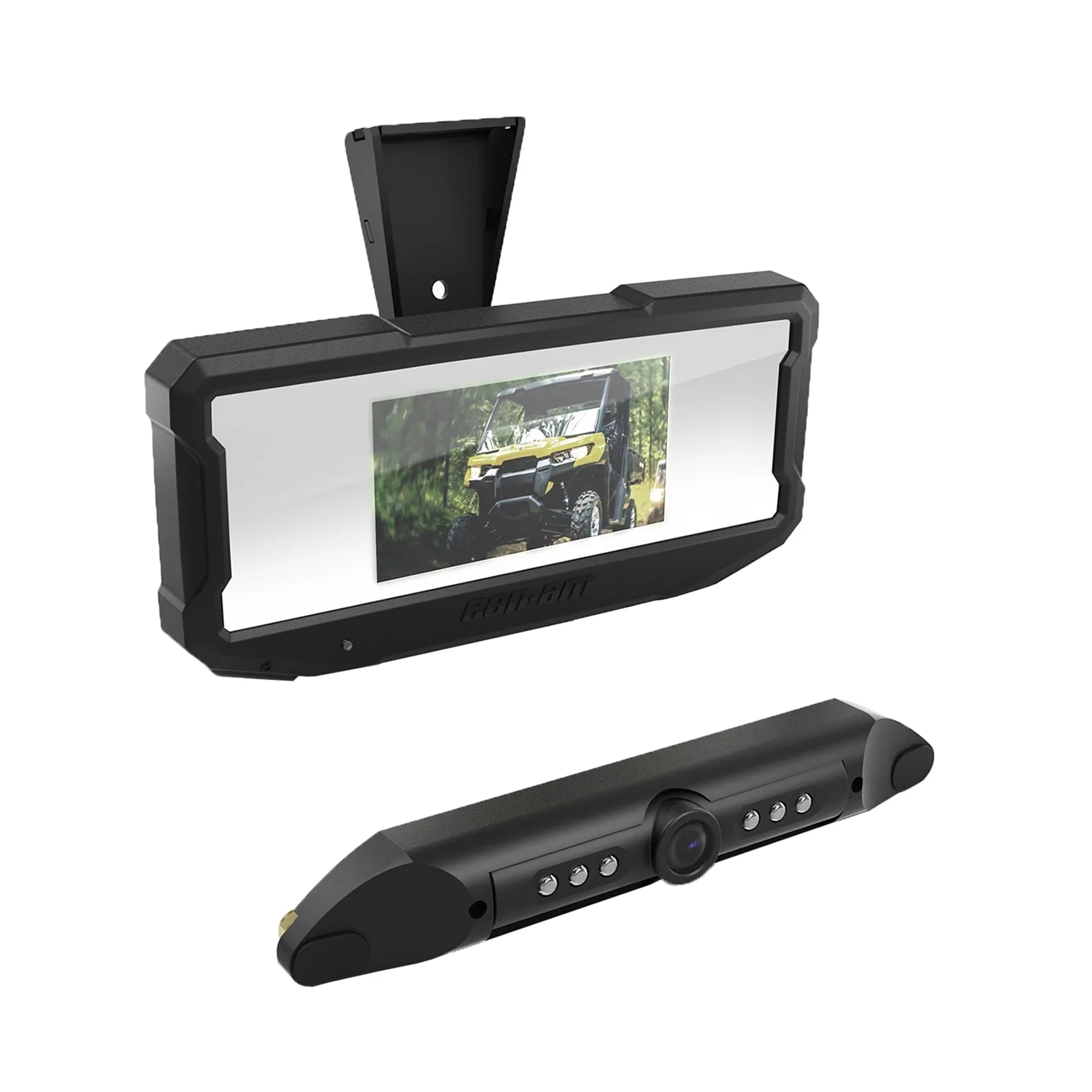 Can-Am 715004905 Rear View Mirror and Camera Monitor  Defender Maverick X3 MAX
