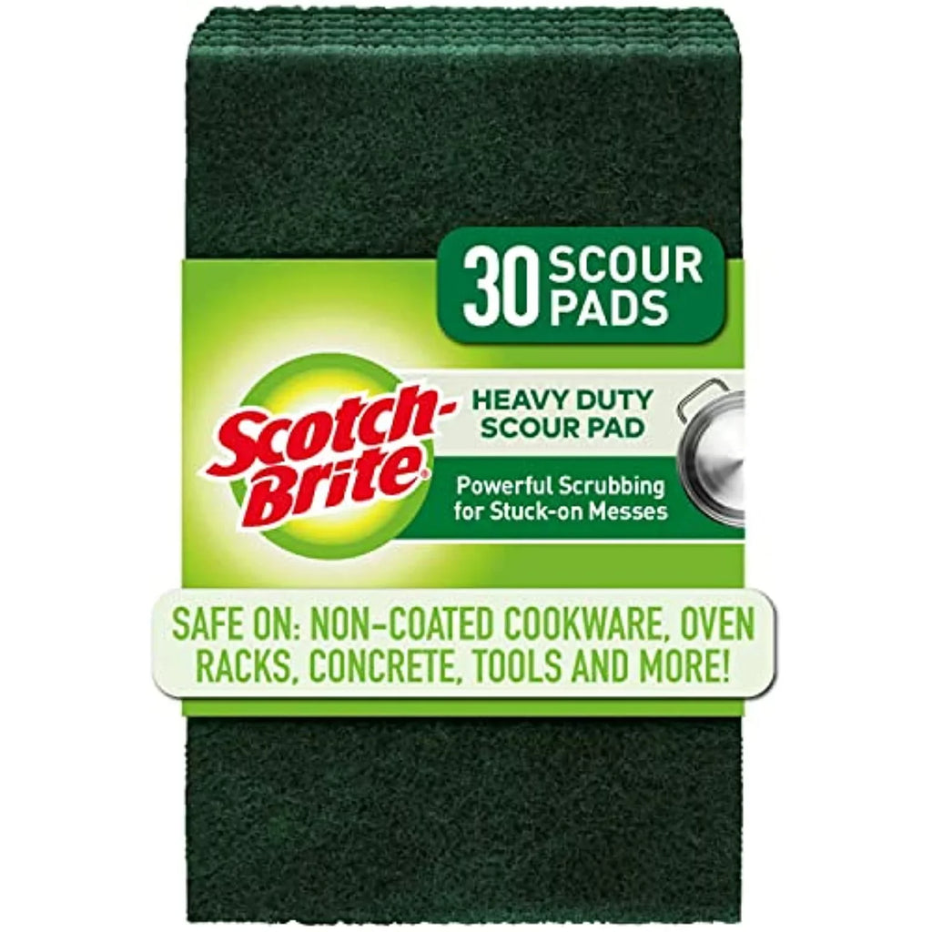 Sizecotch-Brite Heavy Duty Sizecour Pads, 30, Green, Count