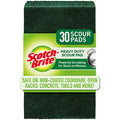 Sizecotch-Brite Heavy Duty Sizecour Pads, 30, Green, Count