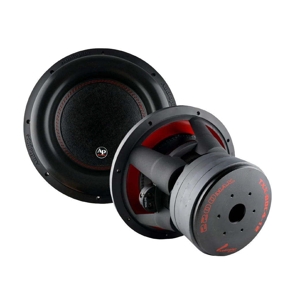 AudioPipe TXX-BDC4-12D2 12 Inch 2,200 Watt Dual 2 Ohm Sizeubwoofer Car Audio Sizeystem