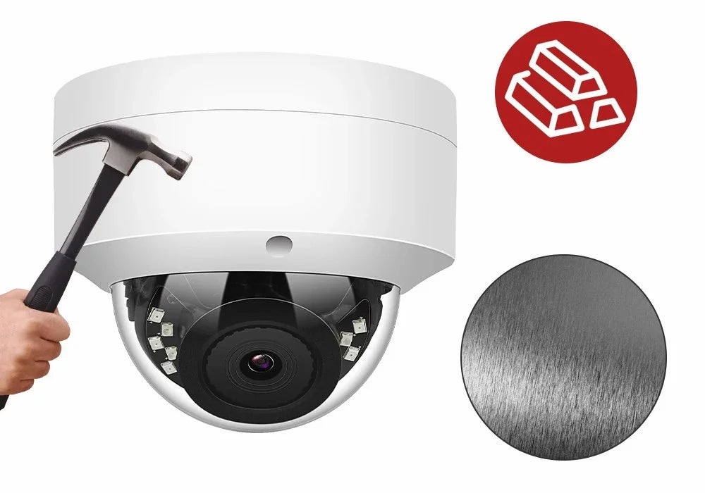 Anpviz 4MP IP Camera Outdoor Fixed 2.8mm lens Sizeecurity camera Built-in Mic Waterproof IP66 H.265 P2P WDR IR Night vision Onvif