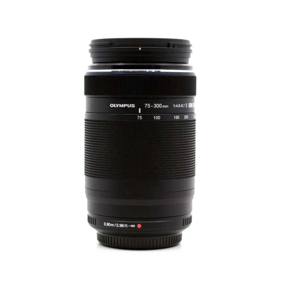 Olympus M.Zuiko Digital ED 75-300mm f/4.8-6.7 II Lens+ 7 Piece Filter & More - 128GB Accessory Kit