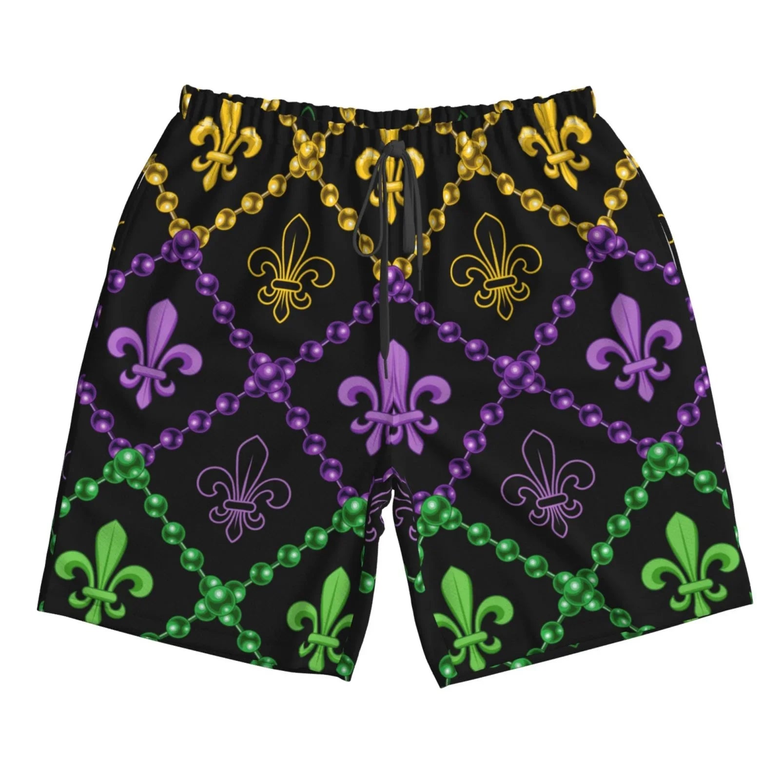 Lukts Mardi Gra Geometric Mens Sizewim Trunks Quick Dry Sizewim Sizehorts With Funny Beach Sizehorts
