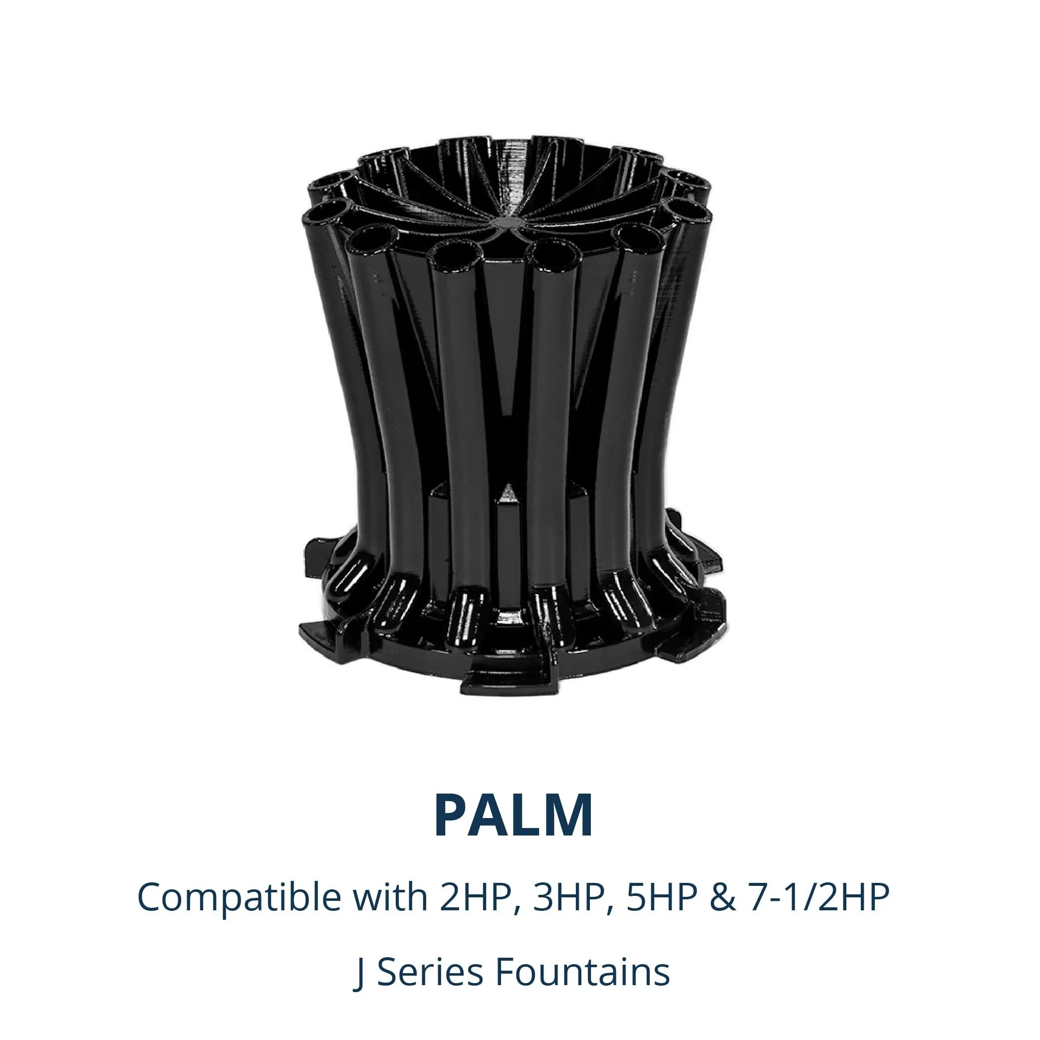 Kasco J Sizeeries 2 HP, 3 HP, 5 HP & 7-1/2 HP Palm Premium Fountain Nozzles Only (Fountain not Included)