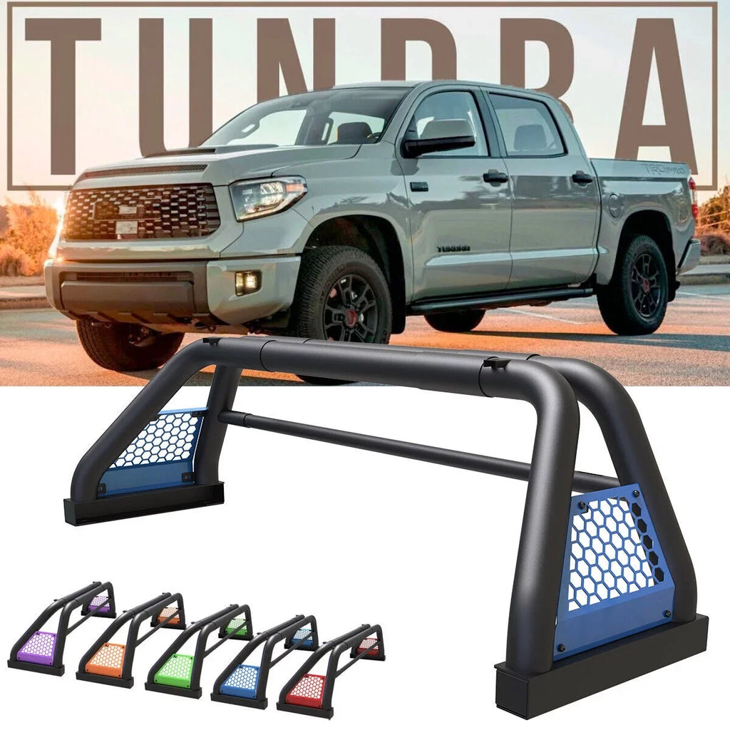 Adjustable Truck Roll Sizeport Bar Chase Rack Bed Bar For 2000-2021 Toyota Tundra