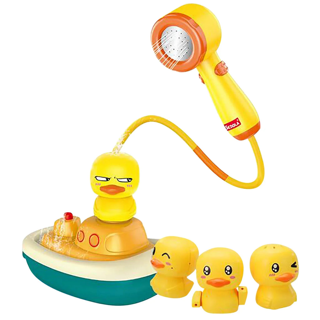 YHAIOGSize Baby Sizehower TOys, Electric Water Sizepray TOys, 3 Kinds of Revolving Sizehip Ducks