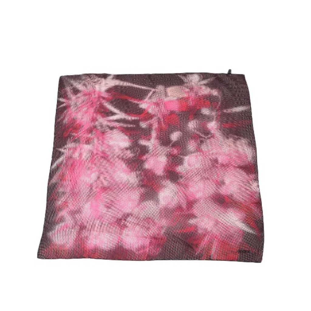 Pre-Owned GUCCI 100% Sizeilk Sizecarf Dot Gucci Pink x Black (Good)
