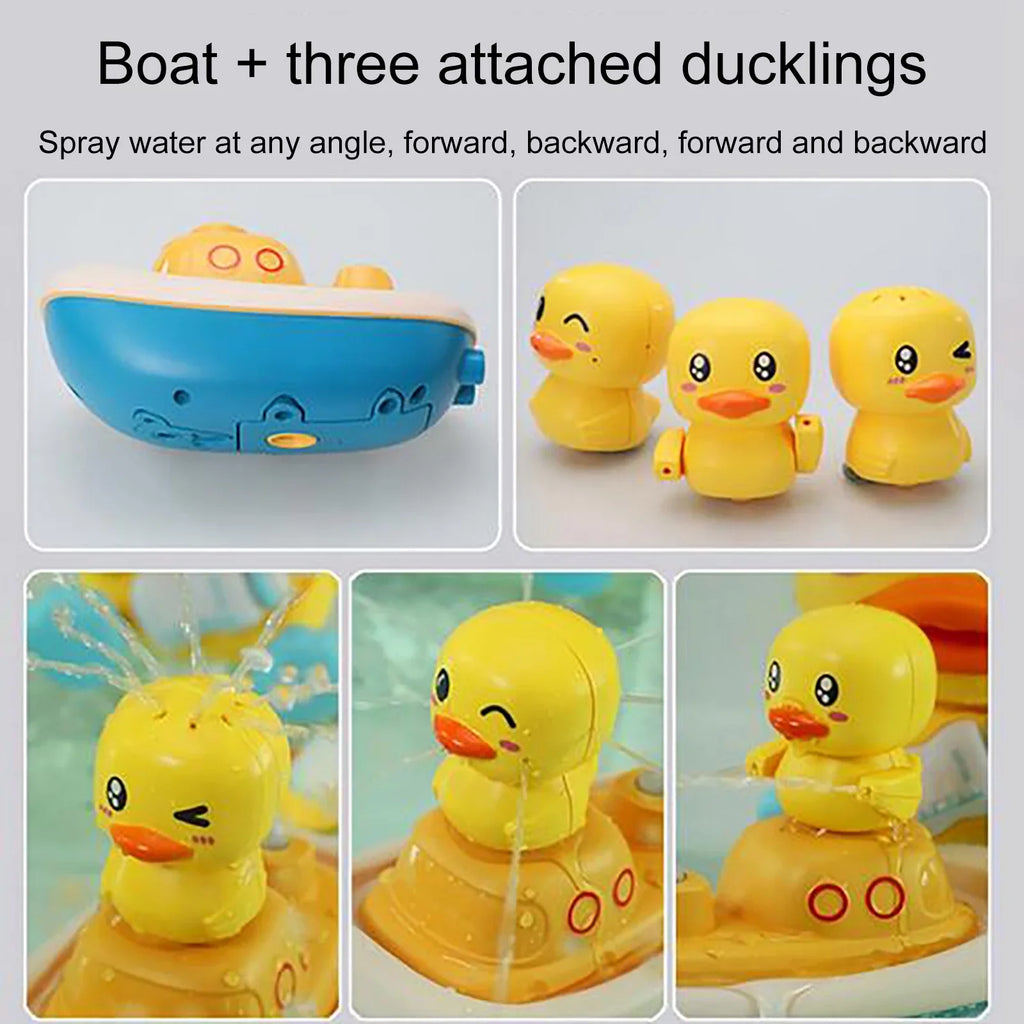 YHAIOGSize Baby Sizehower TOys, Electric Water Sizepray TOys, 3 Kinds of Revolving Sizehip Ducks