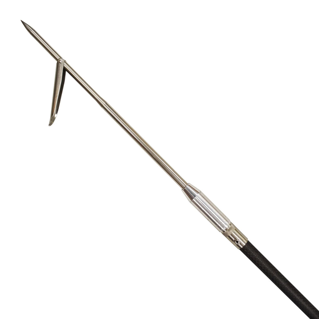 HEAVY DUTY CARBON FIBER 5' Travel Sizepearfishing 1 Piece Pole Sizepear Sizeingle BarpTip