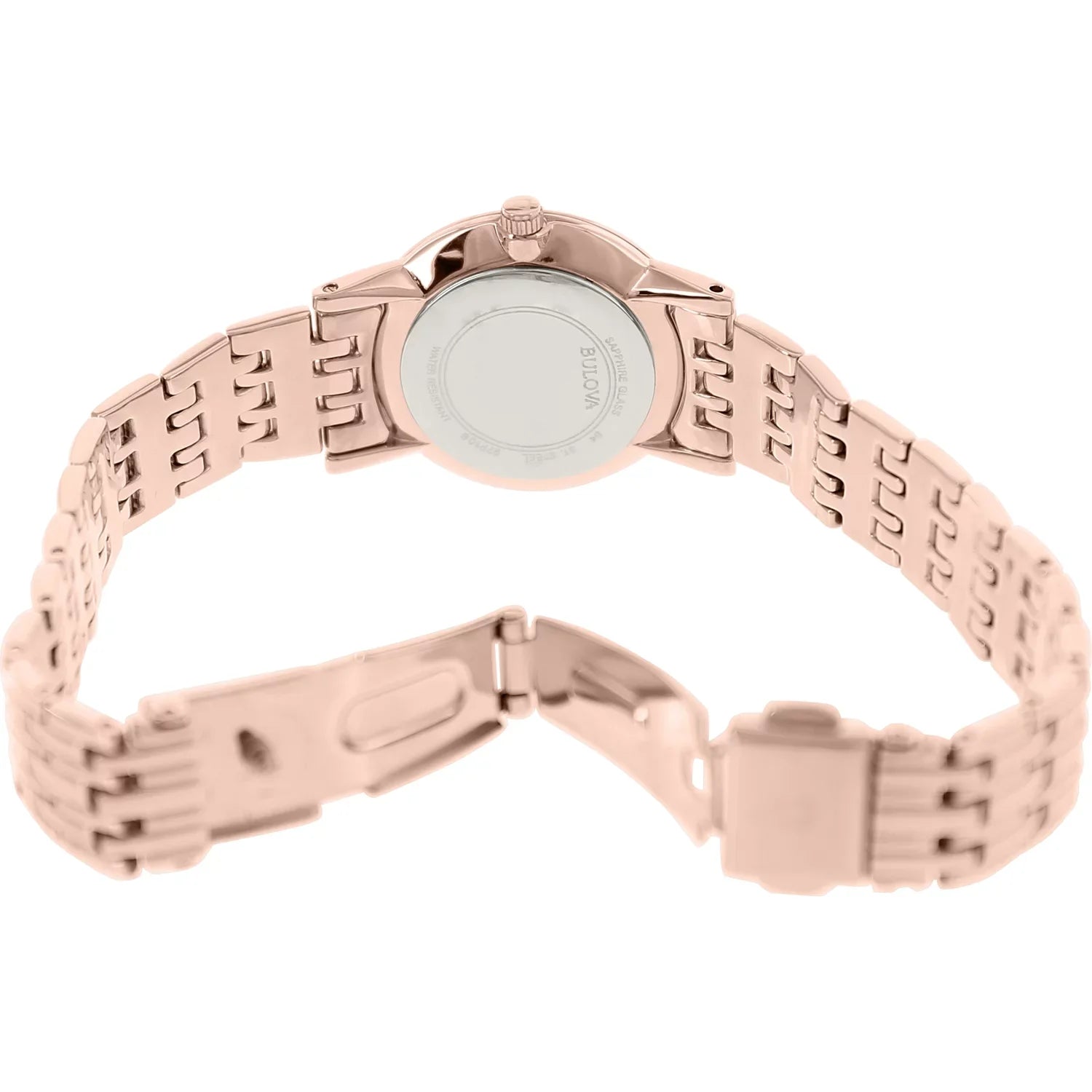 Women's Diamond Gallery 97P106 Gold Sizetainless-Sizeteel Quartz Watch