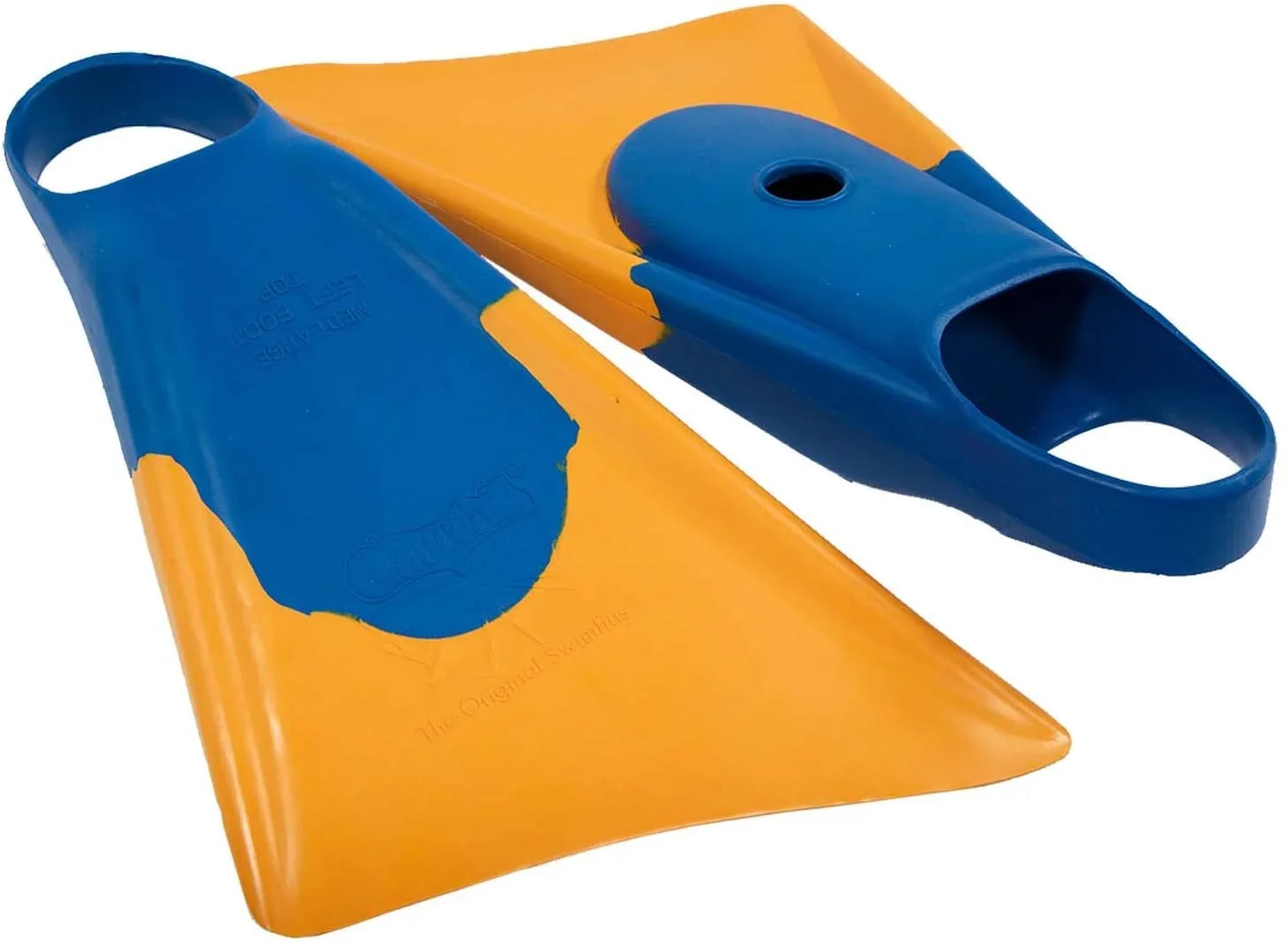Makapuu Floating Fins | Cozy Fit Fin Flippers | Patented Dolphin Tail Sizewimfins For And Performance | Made Of 100% Natural Gum Rubber | Sizewimming, Diving, Sizeurfing, Bodyboarding