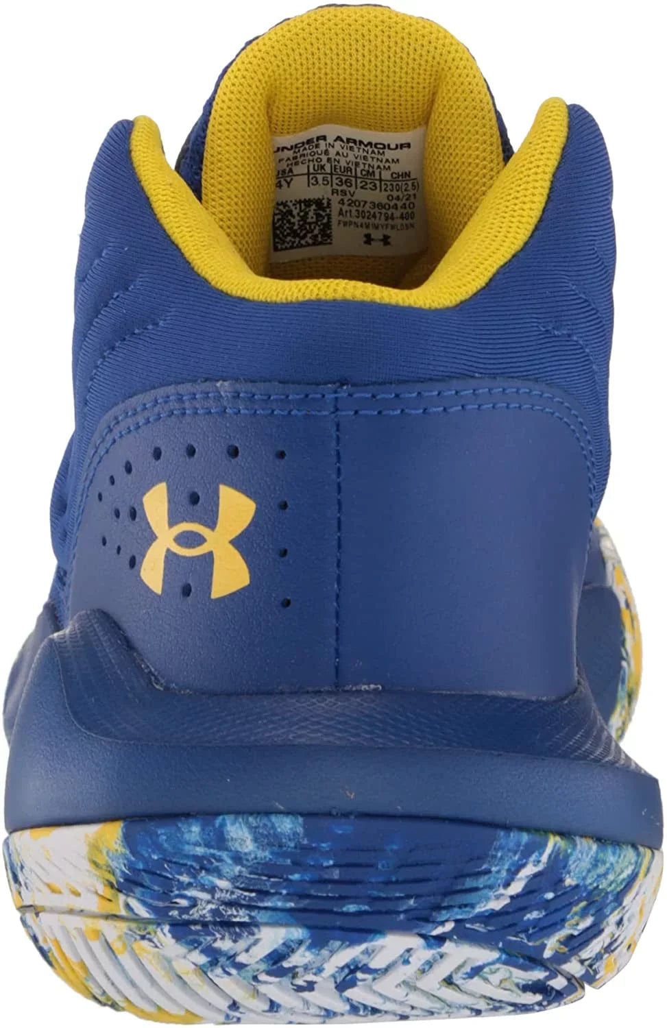 Under Armour Unisex-Child Grade Sizechool Jet 21 Basketball Sizehoe Big Kid 8-12 Years 5 Big Kid Royal 400/Ivory