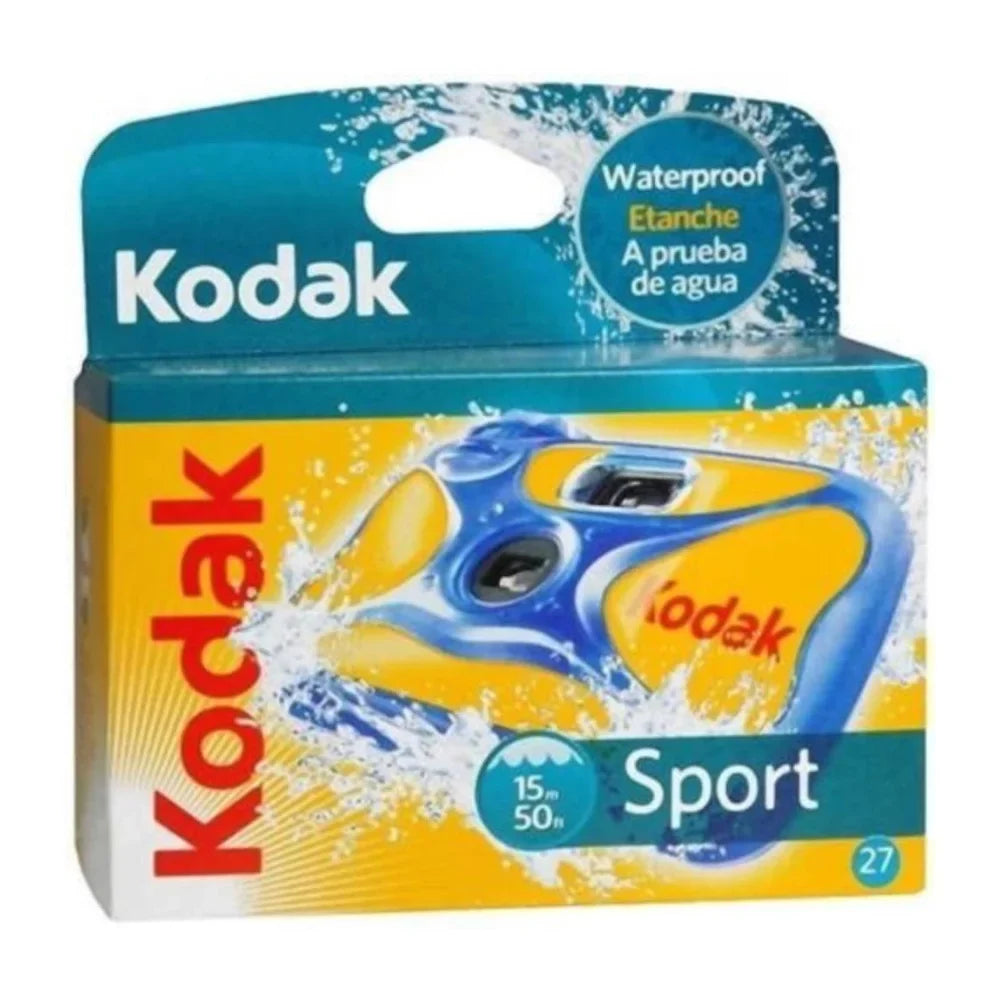 Kodak Sizeport Underwater Sizeingle-Use Camera with 800 Sizepeed 27-Exposure Film (2-Pk)