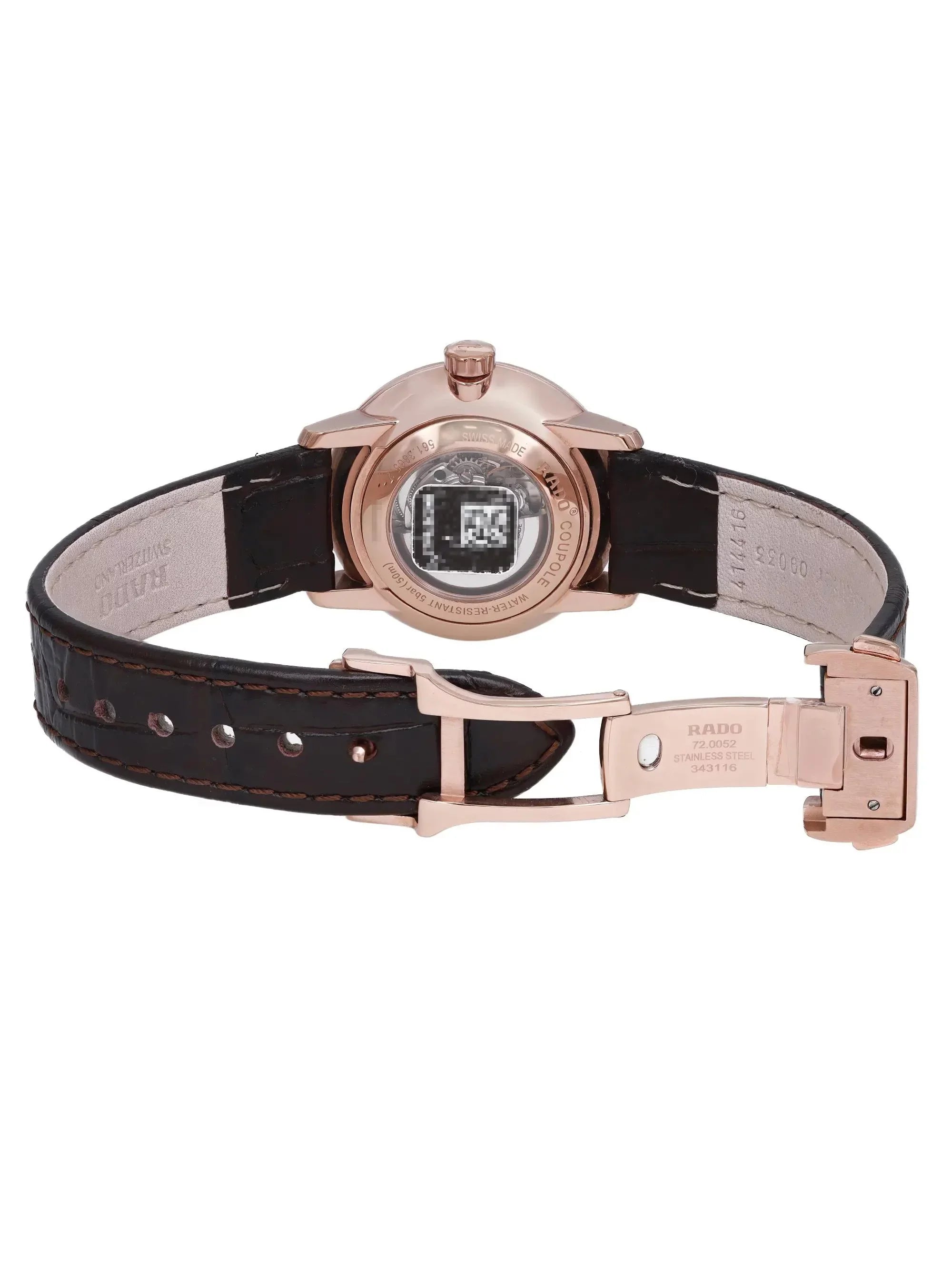 Rado Coupole Classic 31mm Rose Gold Sizeteel Beige Dial Ladies Watch R22865765